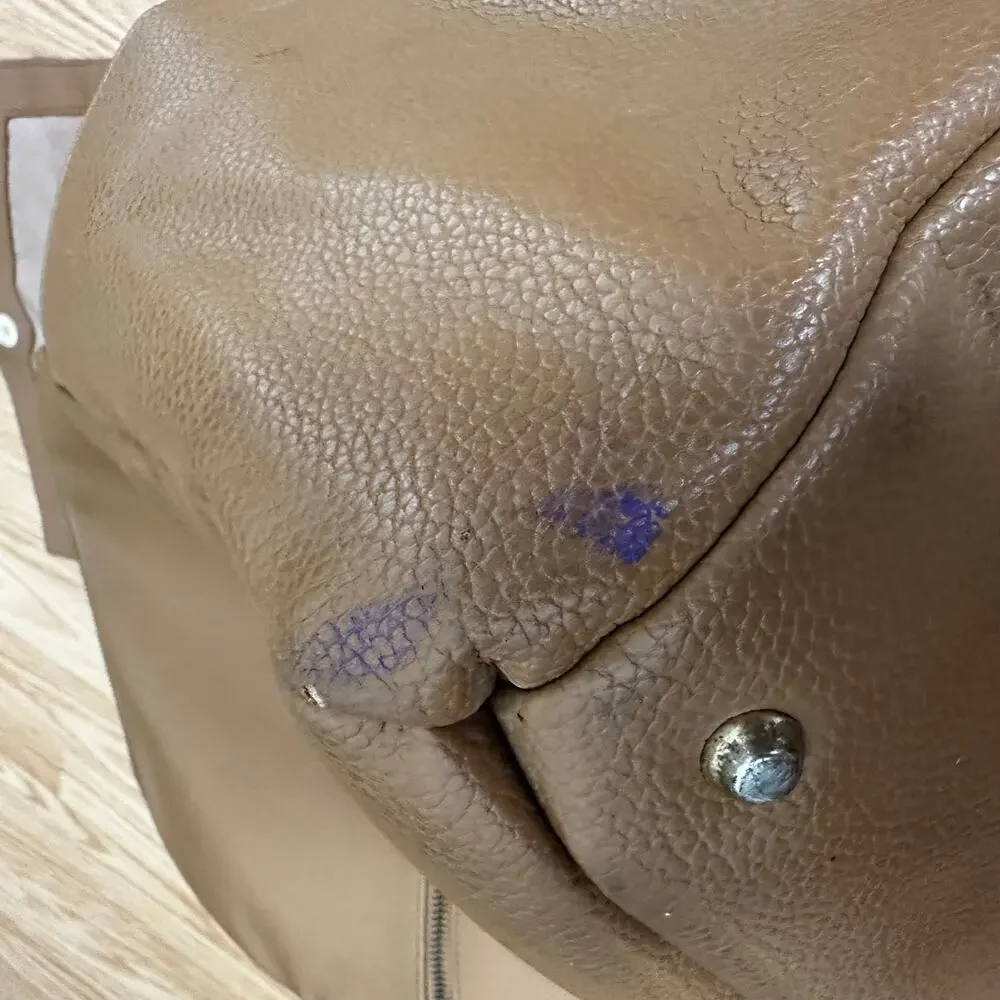 Freshly Picked Aspen Tan Vegan Leather Diaper Bag Backpack